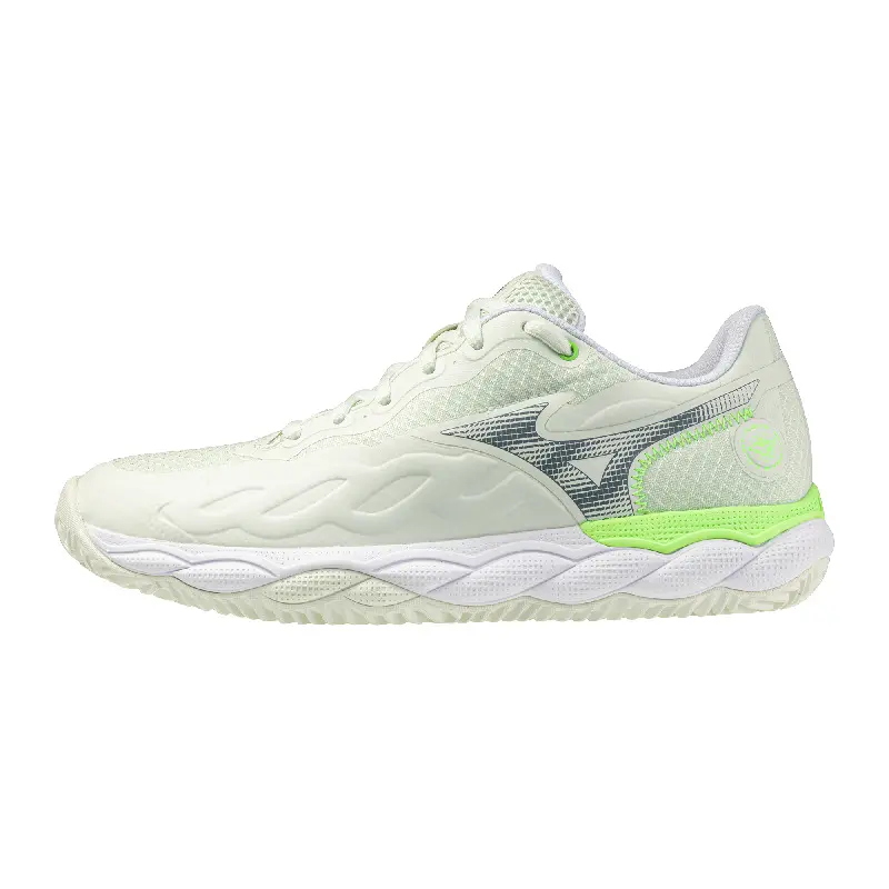 MIZUNO WAVE ENFORCE COURT PADEL   WOS -BIANCO/VERDE/FLUO -61GB243835