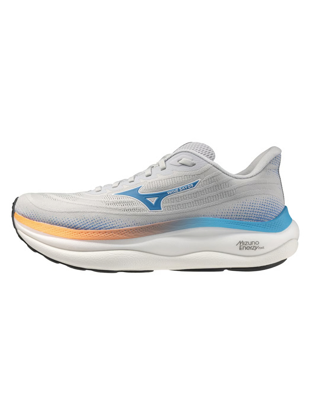 MIZUNO SHOE WAVE SKY 9-GRIGIO/AZZURRO-J1GC250261