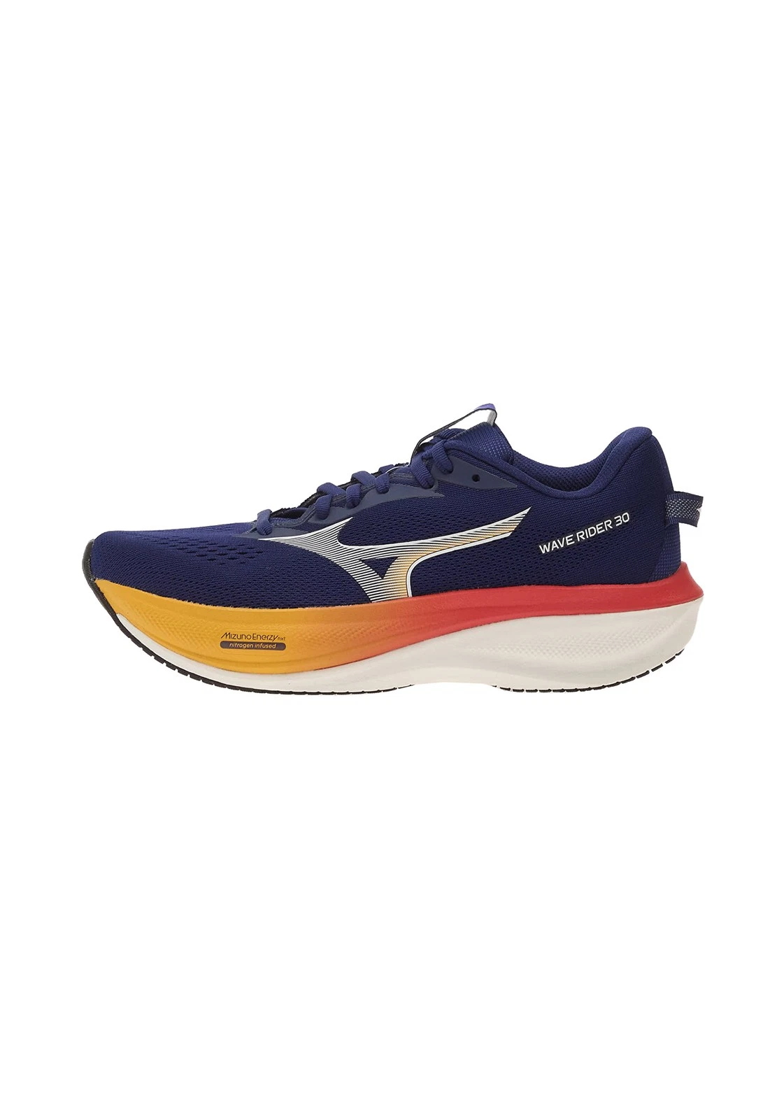 MIZUNO SHOE WAVE RIDER 30 - BLU/ROSSO - J1GM262054