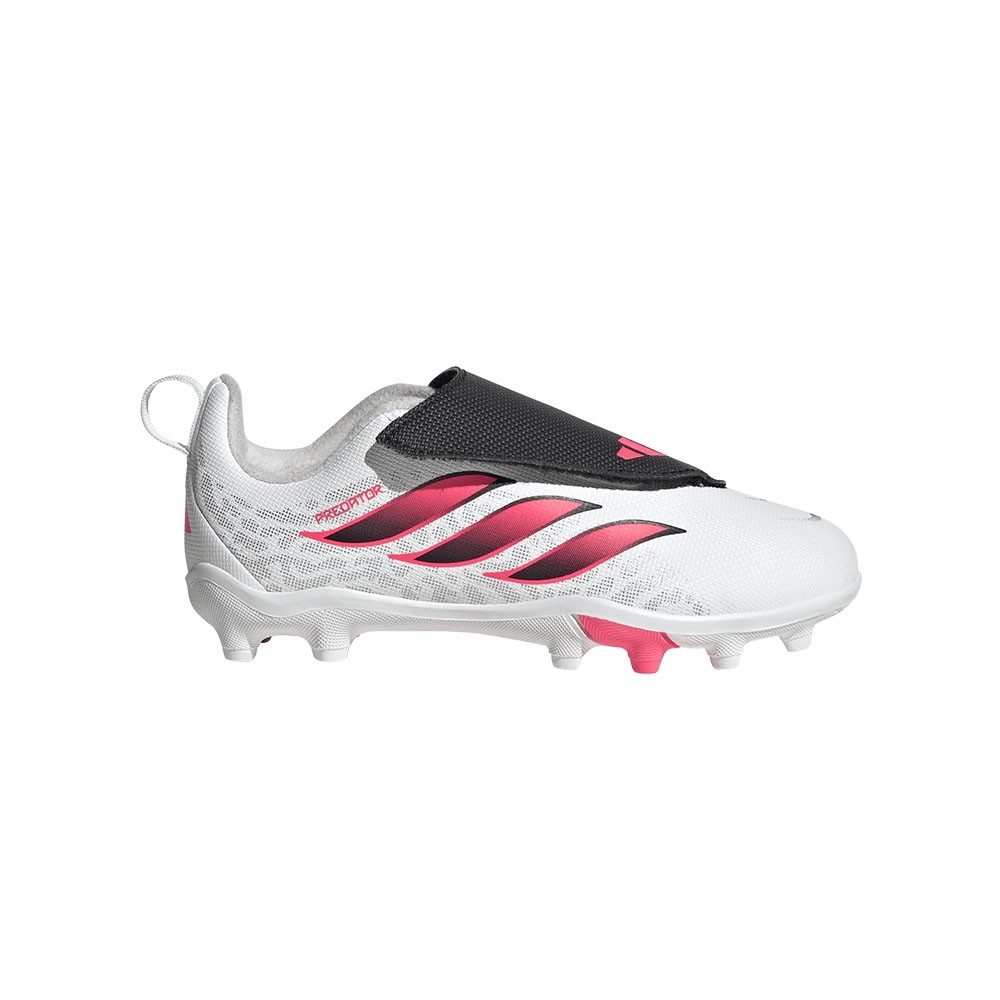 ADIDAS PREDATOR CLUB VELCRO  JNR -BIANCO/ROSSO/NERO- KJ6745