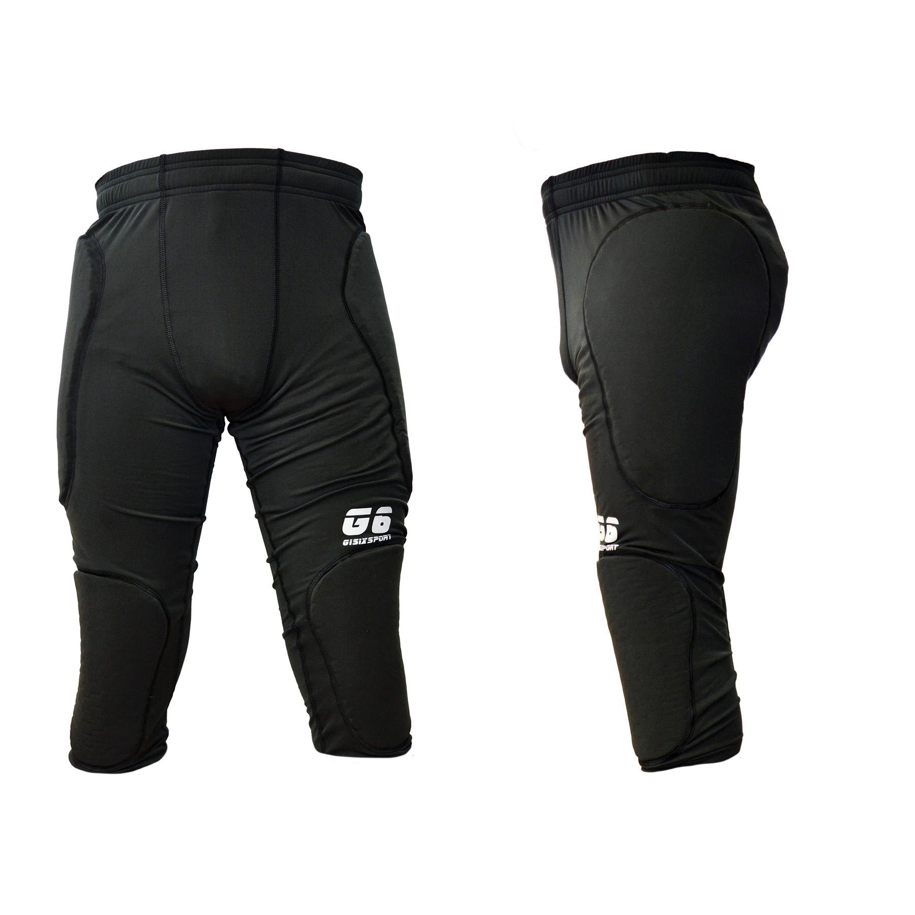 GISIX PANTALONE MATCH 3/4 - NERO - A115