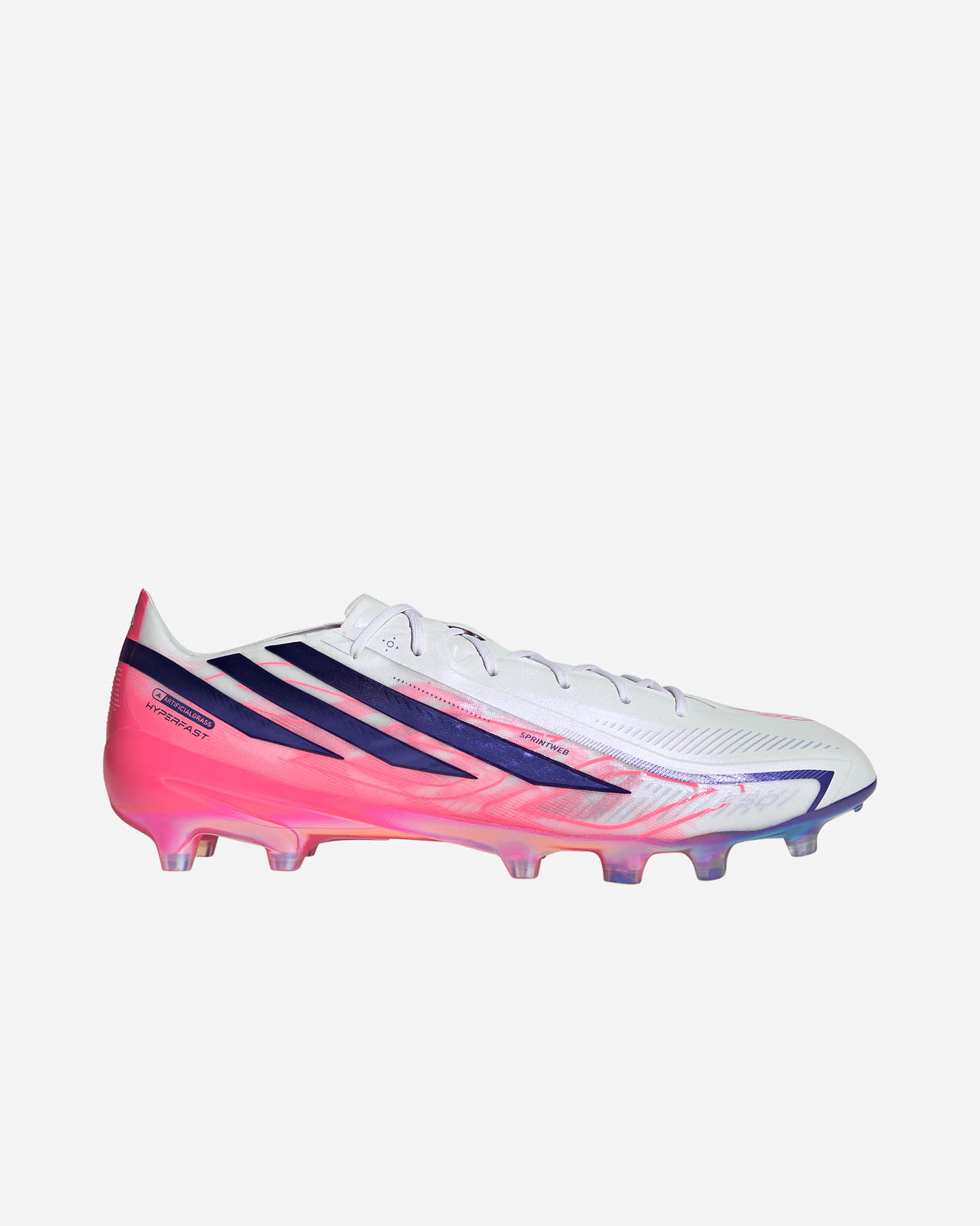 ADIDAS F50 HYPERFAST ELITE  AG  -BIANCO/AZZURRO/ROSSO-KJ6089