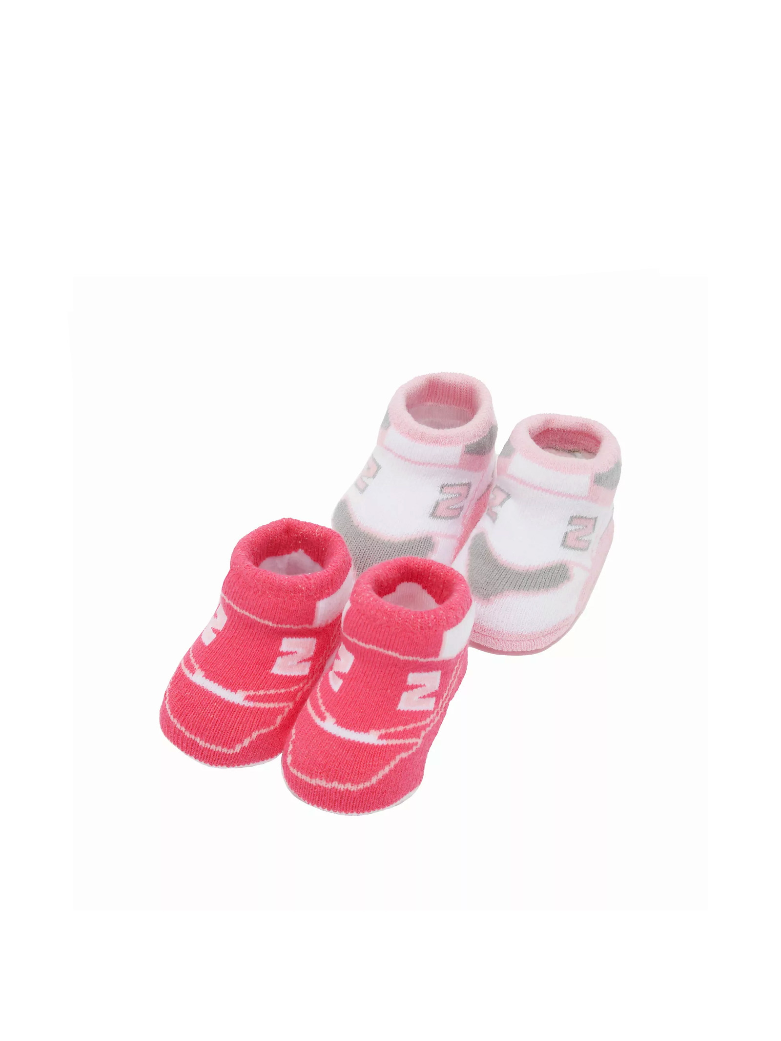 NEW BALANCE JR 2PACK CALZINI - ROSA/BIANCO - LAKB0104-ROSA