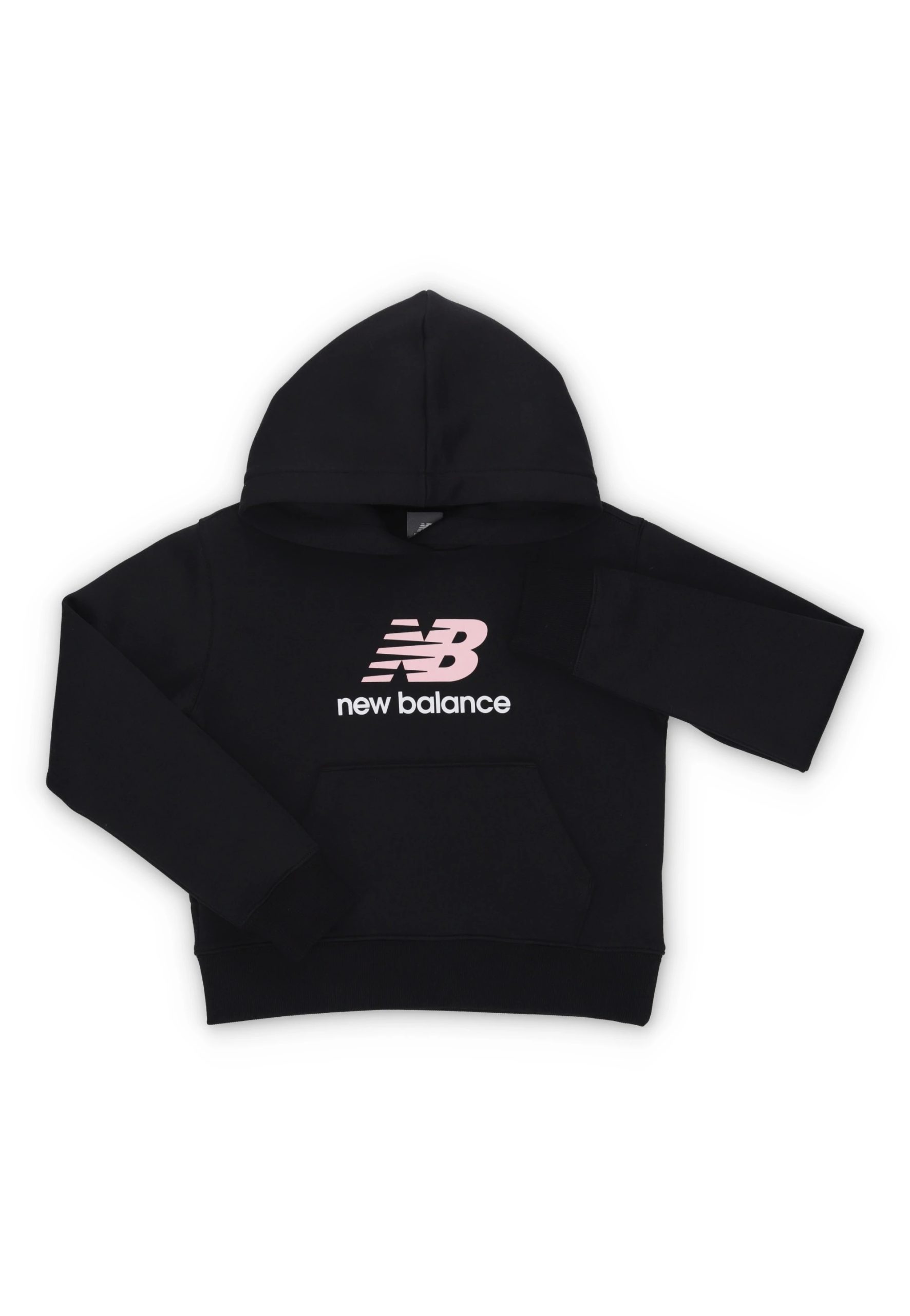 NEW BALANCE FELPA BRUSH - NERO/ROSA - LAKG0270-NE