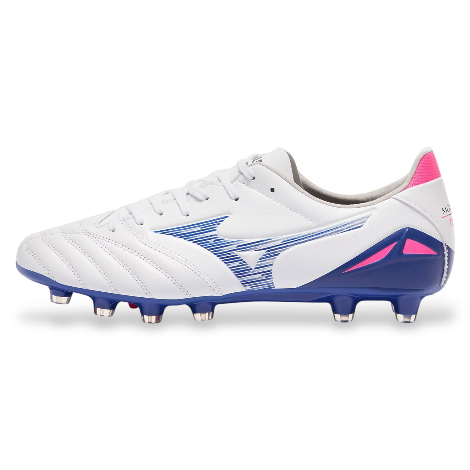 MIZUNO MORELIA NEO IV PRO FG- BIANCO/AZZURRO - P1GA253425