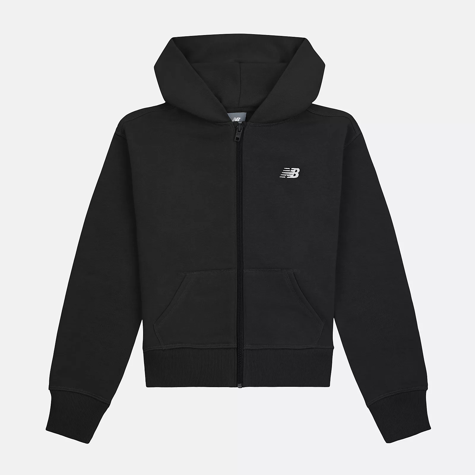 NEW BALANCE FELPA BRUSH BACK- NERO - LAKB0004