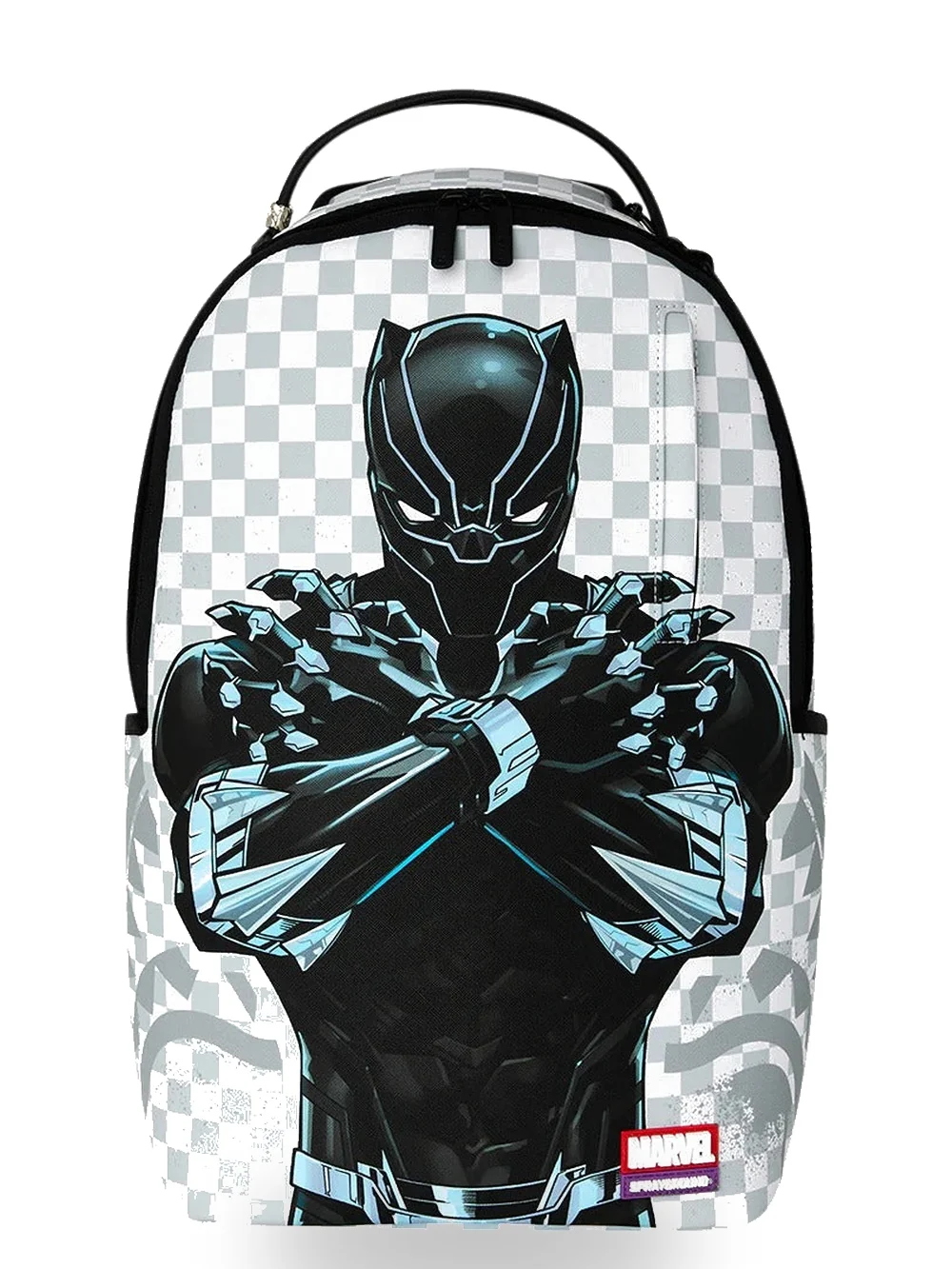 SPRAYGROUND ZAINO MARVEL BLACK PANTHER WAKANDA - BIANCO/GRIGIO - 910B8877NSZ