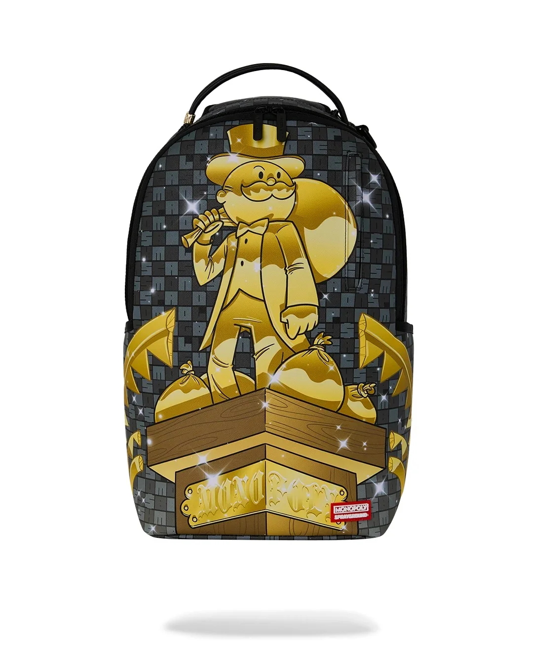 SPRAYGROUND ZAINO MONOPOLY STATUE - NERO/ORO - 910B8980NSZ