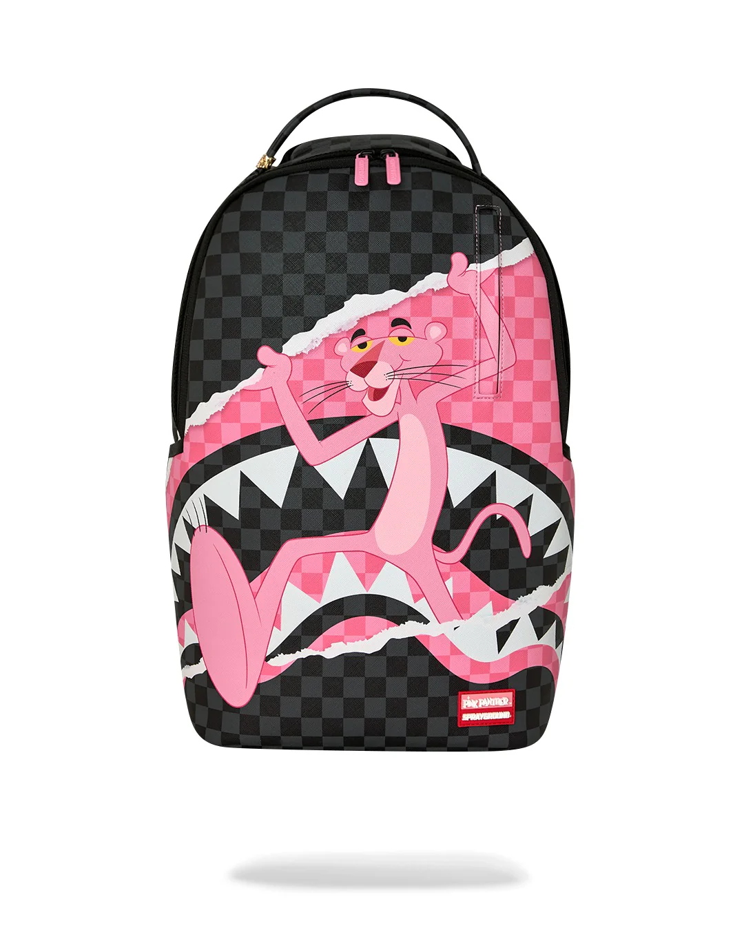 SPRAYGROUND ZAINO PINK PANTHER ON THE RUN - NERO/ROSA - 910B9147NSZ