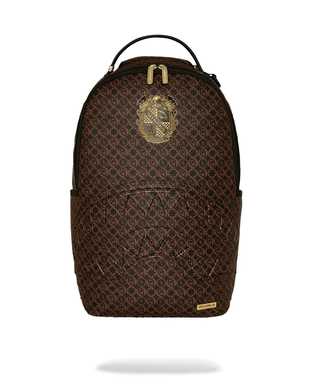 SPRAYGROUND ZAINO SHARKS SOUTH OF FRANCE - MARRONE/NERO - 910B8558NSZ