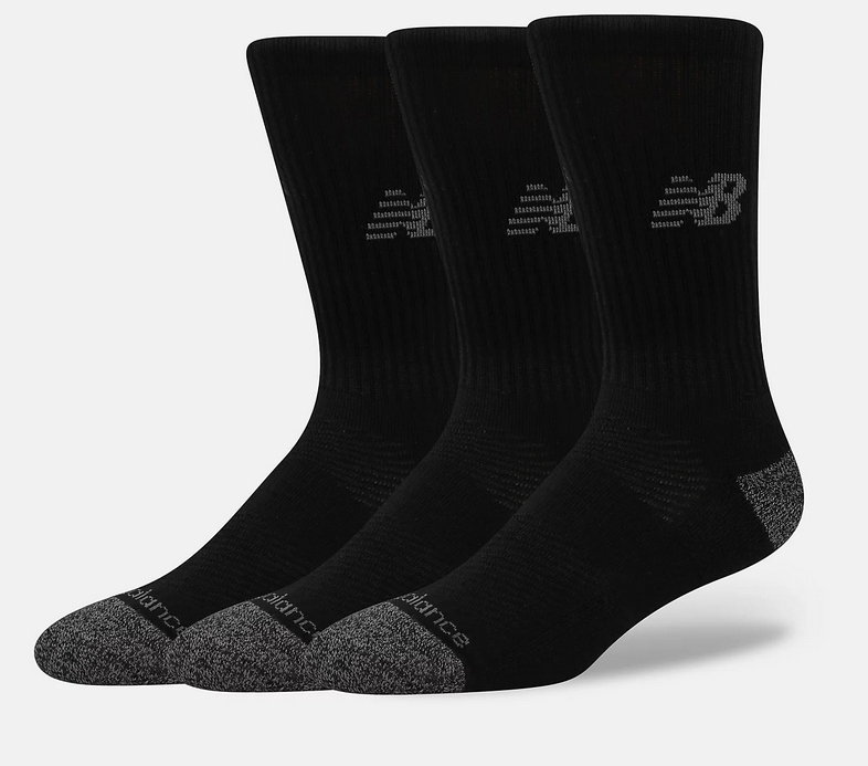 NB CALZE ACTIVE 3 PACK - NERO - LAS35203-BK