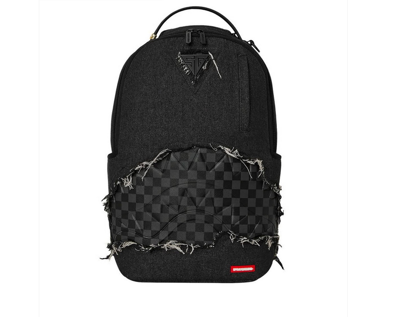 SPRAYGROUND ZAINO TEAR SHARK - NERO DENIM - 910B8472NSZ