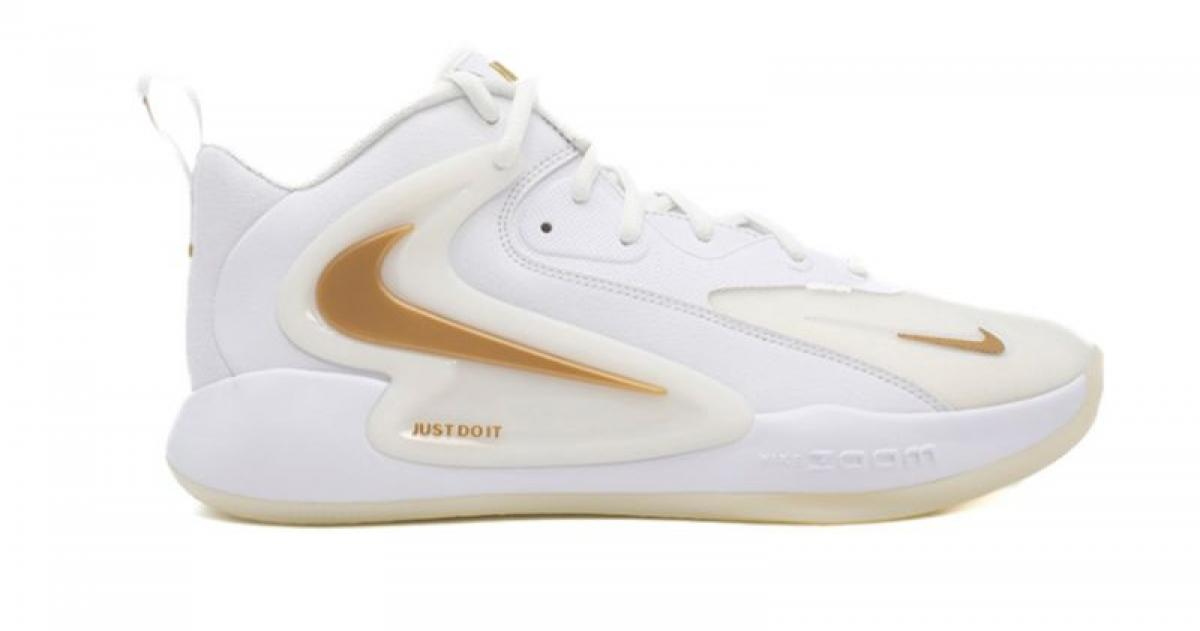 NIKE SCARPA VOLLEY HYPERSET 2  W -BIANCO/ORO -FQ7070-104