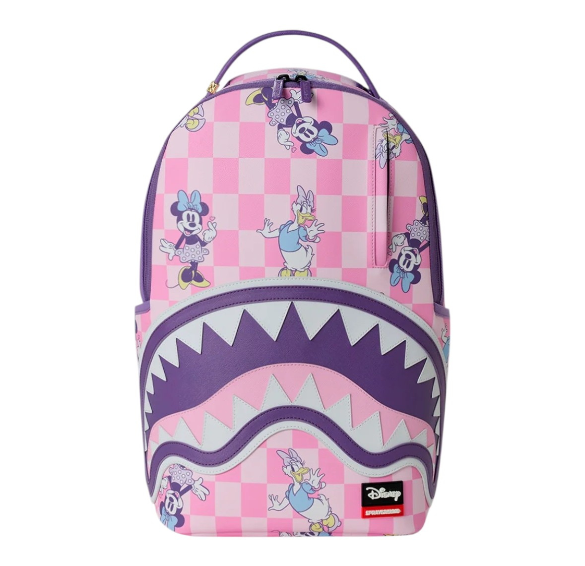 SPRAYGROUND ZAINO DISNEY MINNIE AND DAISY CHECKERS - ROSA/VIOLA - 910B9201NSZ