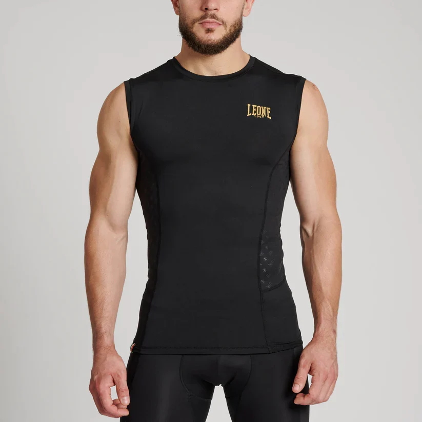 LEONE  SMANICATO COMPRESSION  DNA  - NERO - ABX704-01