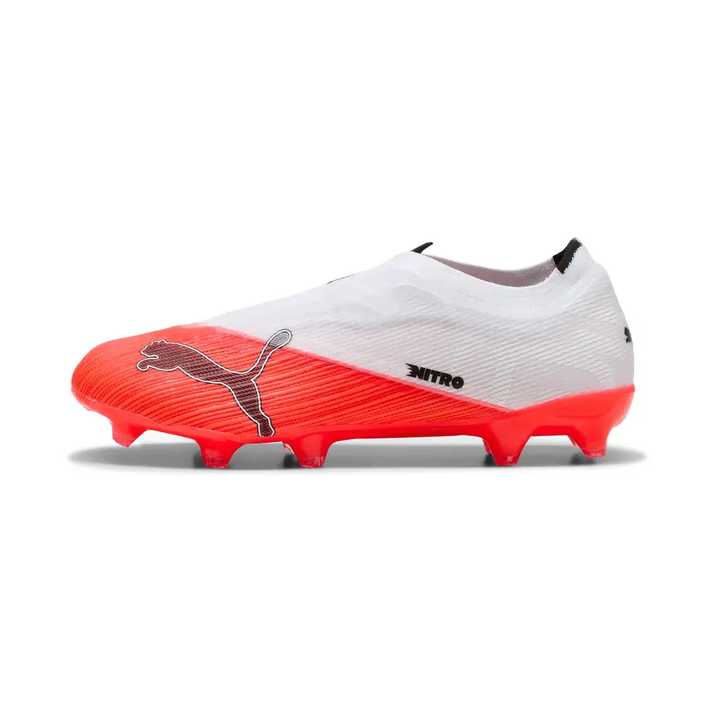 PUMA ULTRA NITRO 7 FG/AG - BIANCO/ROSSO -109141-01