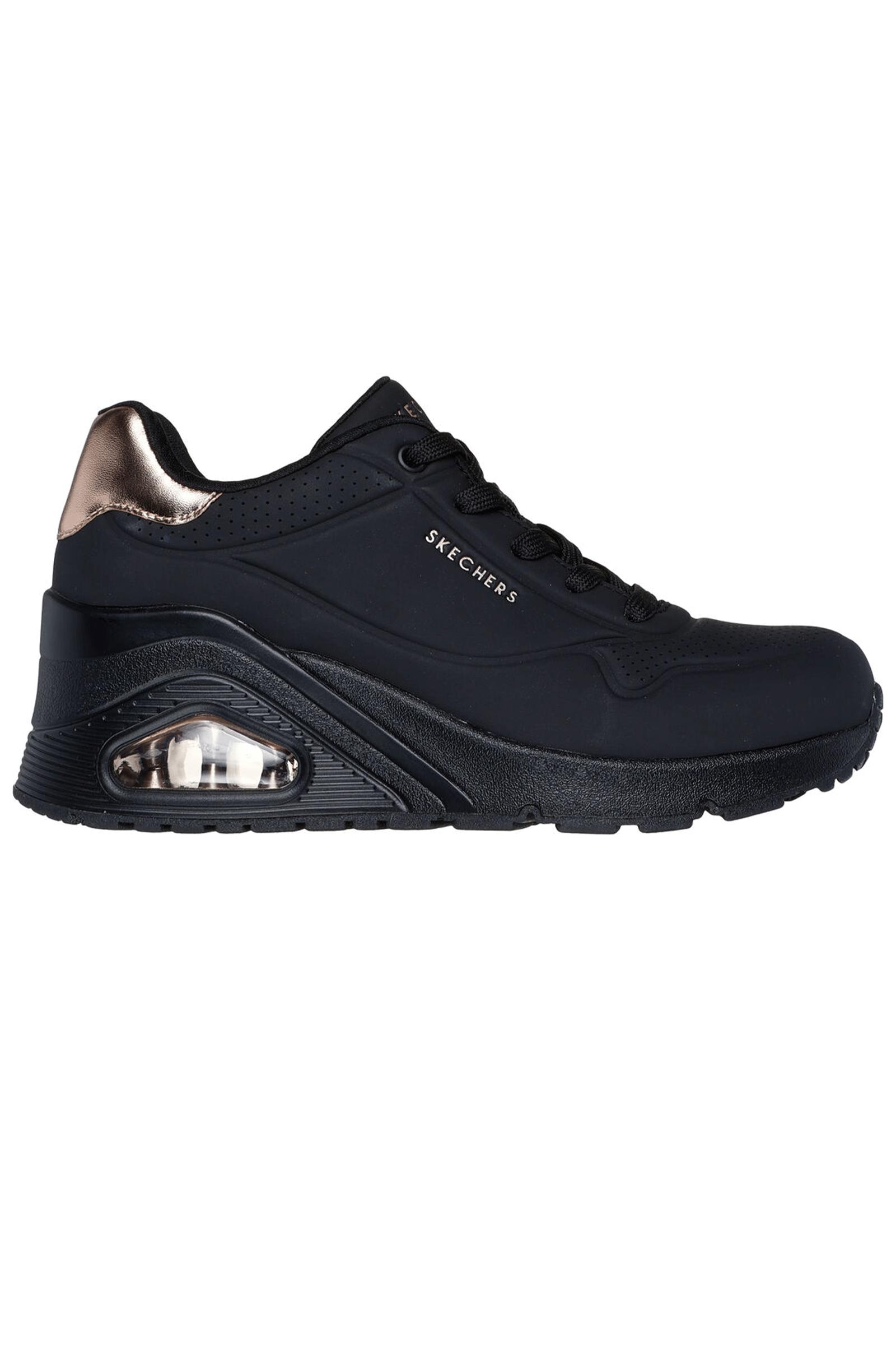 SKECHERS  WEDGE HI STEPS- NERO- 177520-BBK