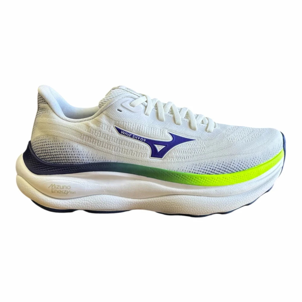 MIZUNO SHOE WAVE SKY 9-BIANCO/GIALLO-J1GC250251